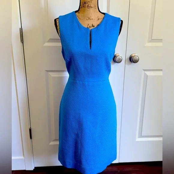 ♠️ Kate Spade ♠️ Emrick Sleeveless Dress EUC beautiful blue - Picture 1 of 14